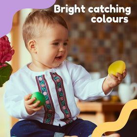 Stoie's wrist bells encouraging active music time and movement