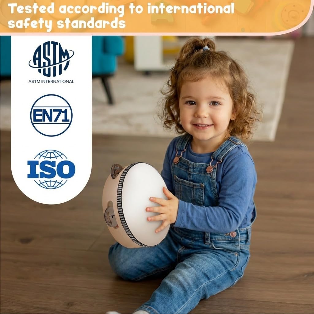 Stoie's wooden maracas invite hands-on rhythm and joyful moments.