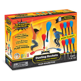 Stomp Rocket original dueling base enables two-player competition and shared excitement.