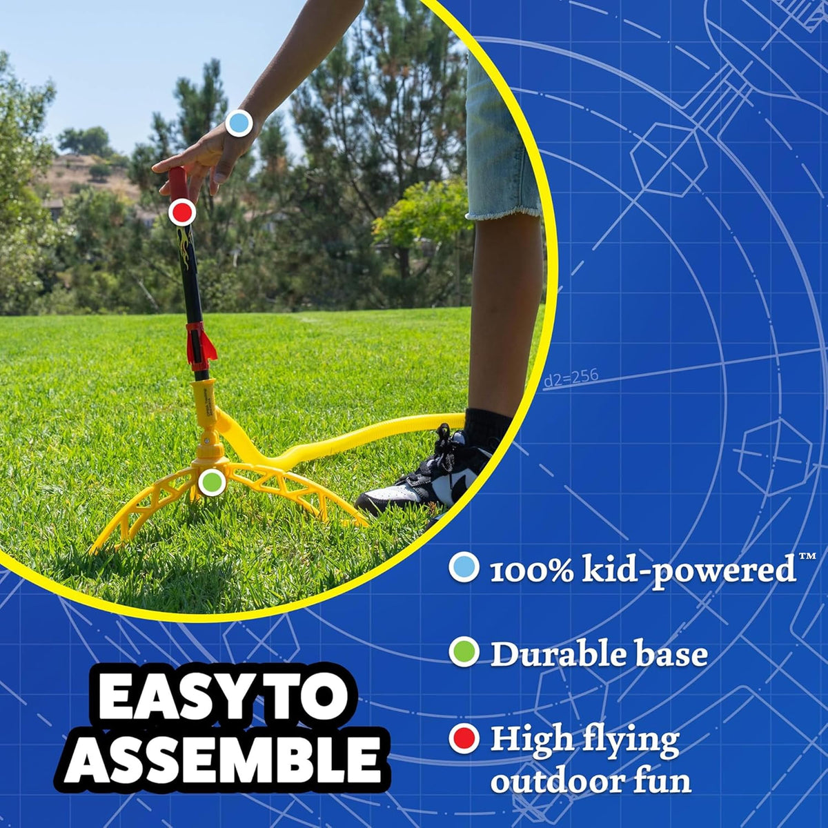 Replacement rockets for Stomp Rocket X-Treme launch system.