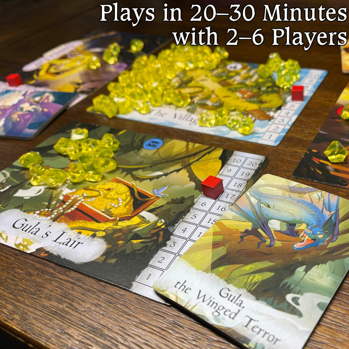Stone Age Entertainment Pillage The Village game-night-pack ready for quick setup and fun.