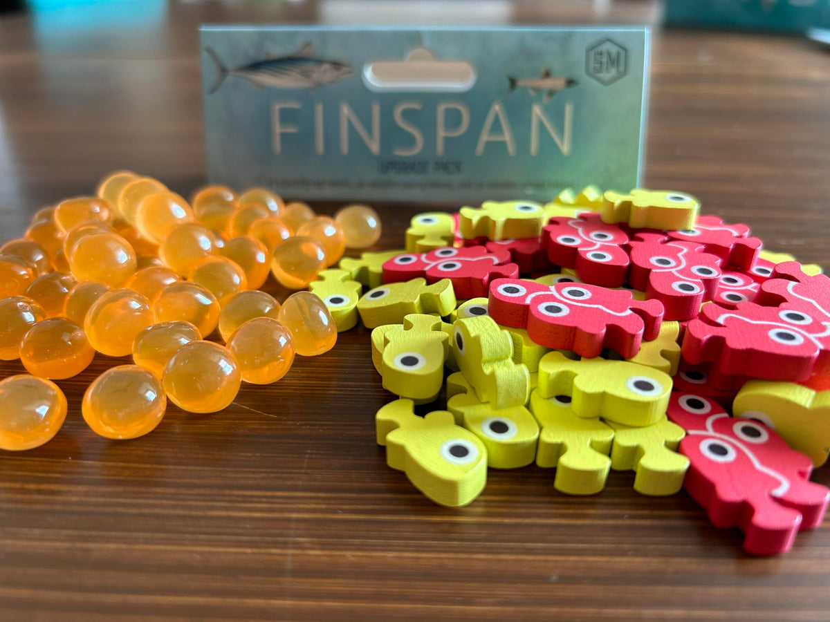 Stonemaier Finspan packaging and materials showcase premium quality.