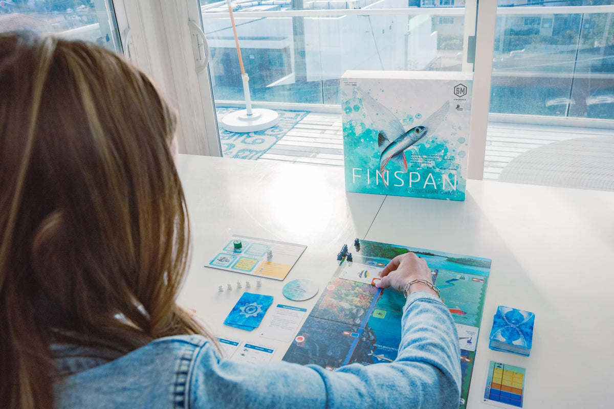 Finspan packaging keeps parts organized for quick setup and travel
