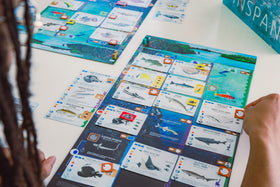 Finspan offers high replayability with 135 fish cards and 9 achievements