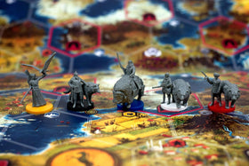 Stonemaier Scythe map board with resource zones for strategic play