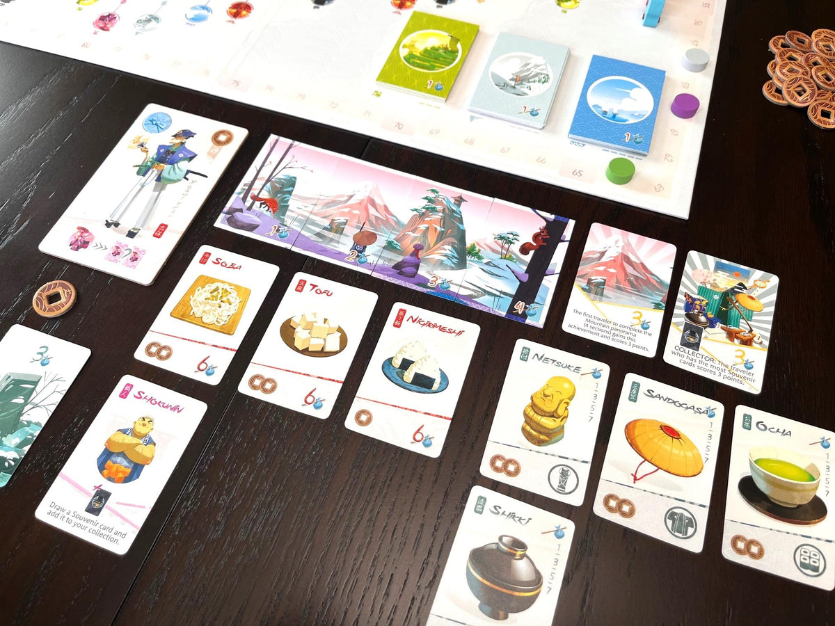 Stonemaier Tokaido meals and farm work capture travel flavors and earnings