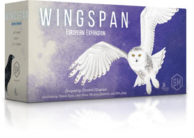 Stonemaier Wingspan European Expansion cover art showcasing natural European birds