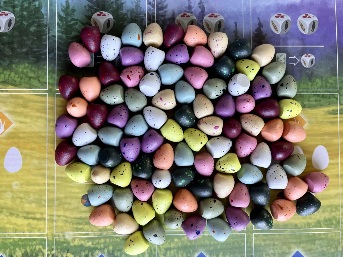 Stonemaier Wingspan speckled eggs asia-compatible