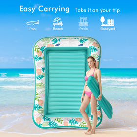 Stonful air cushion base adds comfort for back and tummy lounging.