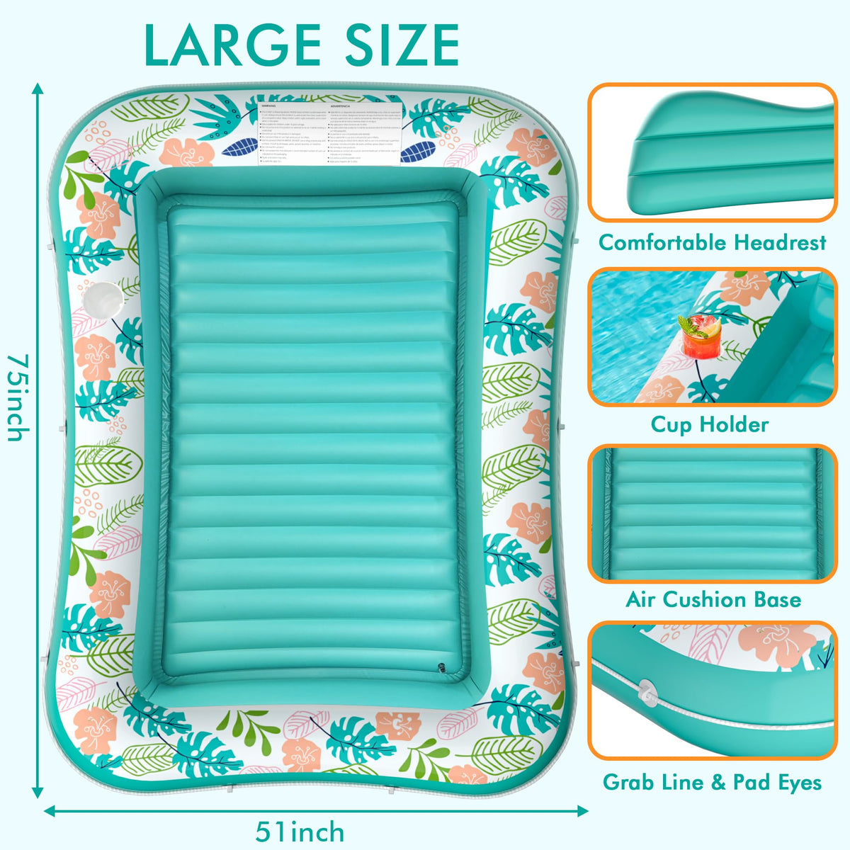 Stonful deflated design is travel-friendly and easy to store.