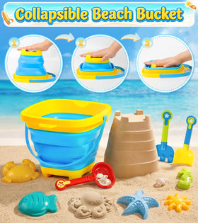 Stopklas mesh beach bag for easy carrying and quick drying.