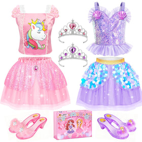 STOPKLAS princess dress set pink dress for cozy dress-up play