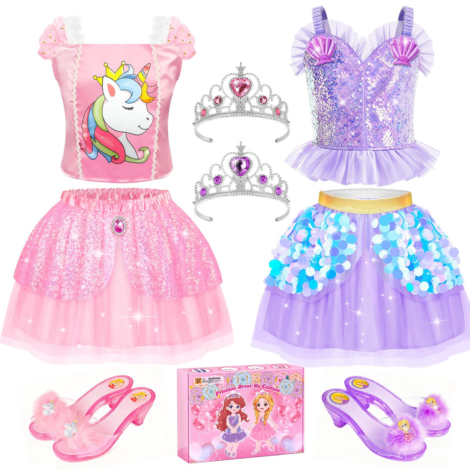 STOPKLAS princess dress set pink dress for cozy dress-up play