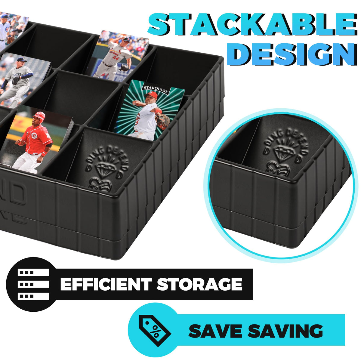 Storage Standard Card Sorting Tray keeps cards accessible and visible at a glance