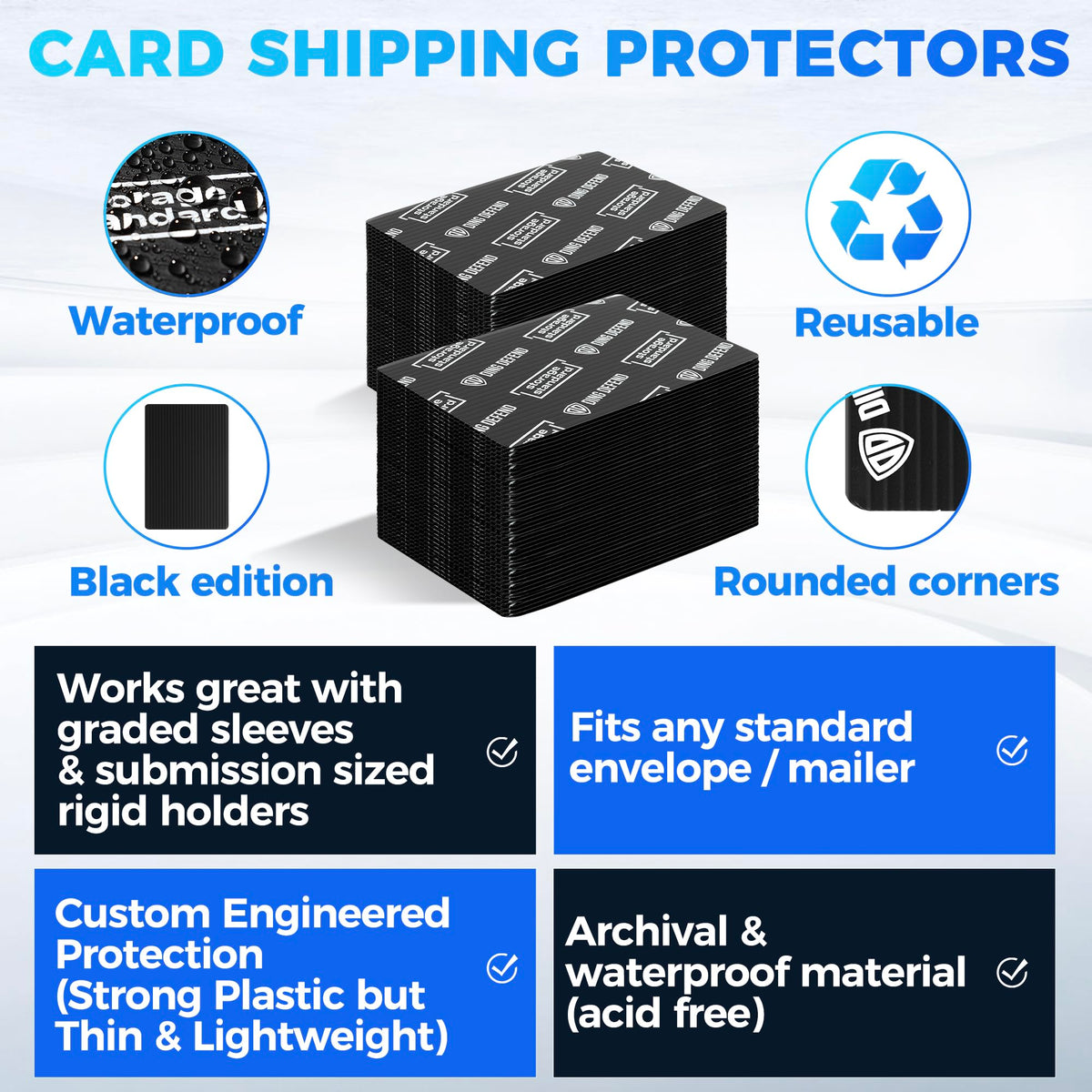 Storage Standard Ding Defend fits 4x6 graded cards, slabs, and team bags.