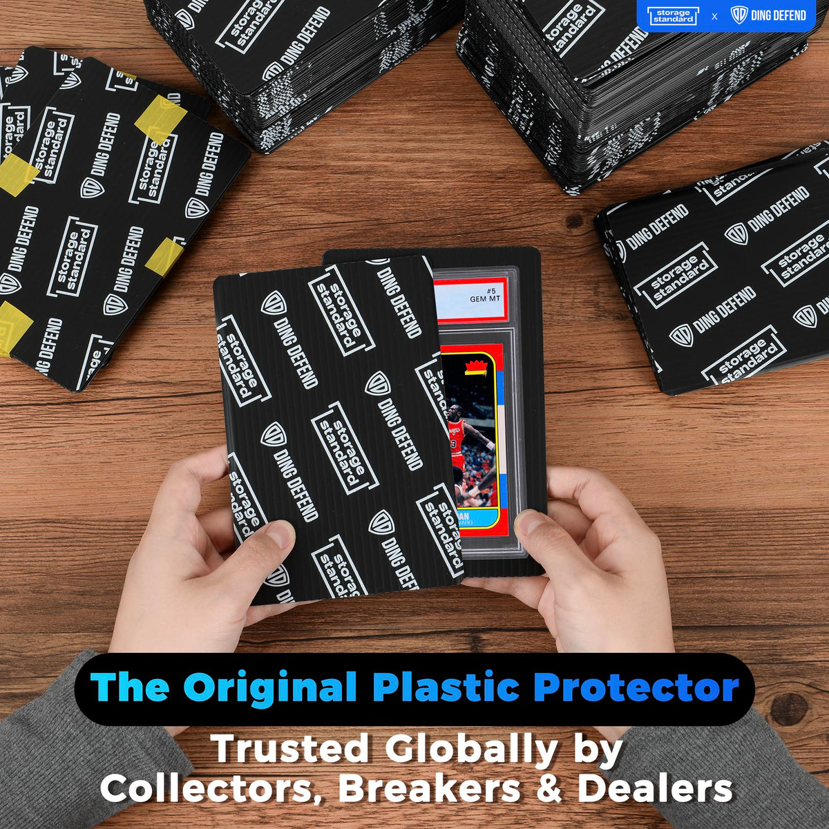 Storage Standard Ding Defend delivers a professional shipping appearance for graded cards.