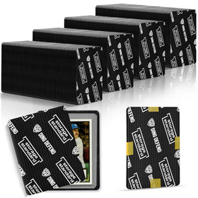 Storage Standard Ding Defend protector in black shields 3.5 x 4.5 cards during transit.