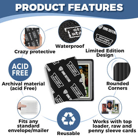 Reusable and waterproof shield stays intact for multiple shipments and moisture protection.