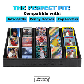 Storage Standard Card Sorting Tray includes dividers for flexible, precise layout