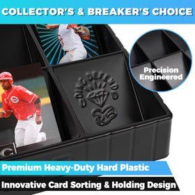 Storage Standard Card Sorting Tray compatible with raw cards and toppers for various sets