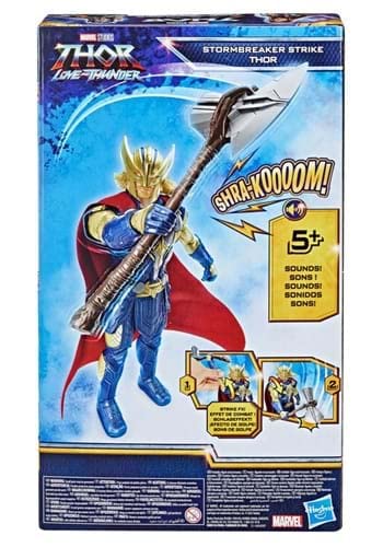 Stormbreaker axe accessory fits the Thor figure for dynamic strikes.