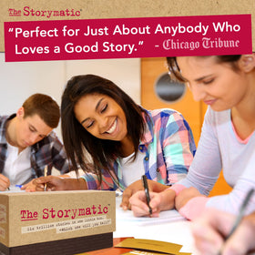 Storymatic Classic classroom activity ideas shown with prompts deck ready.