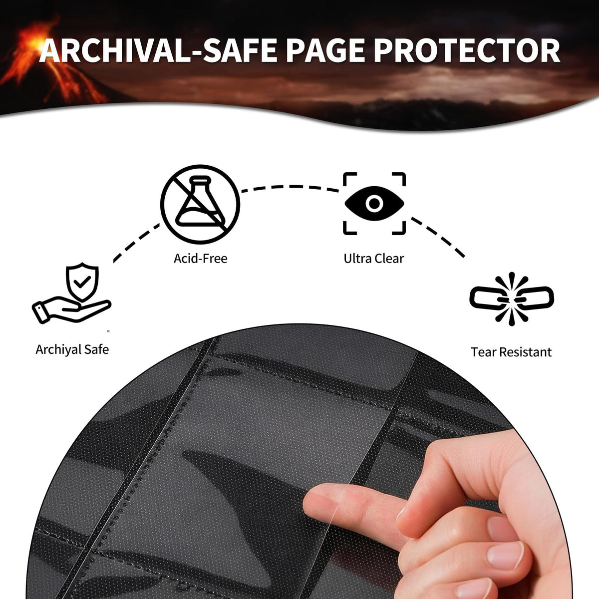 Stoytto acid-free sleeves protect cards while staying crystal clear.