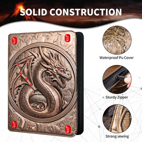 Stoytto binder shows 360-card capacity, great for organized collections.