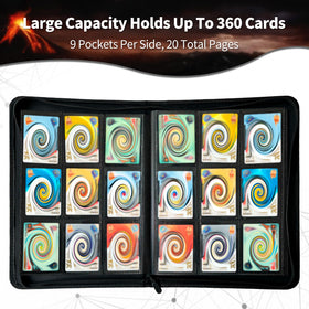 Stoytto zipper closure keeps cards secure during transport.