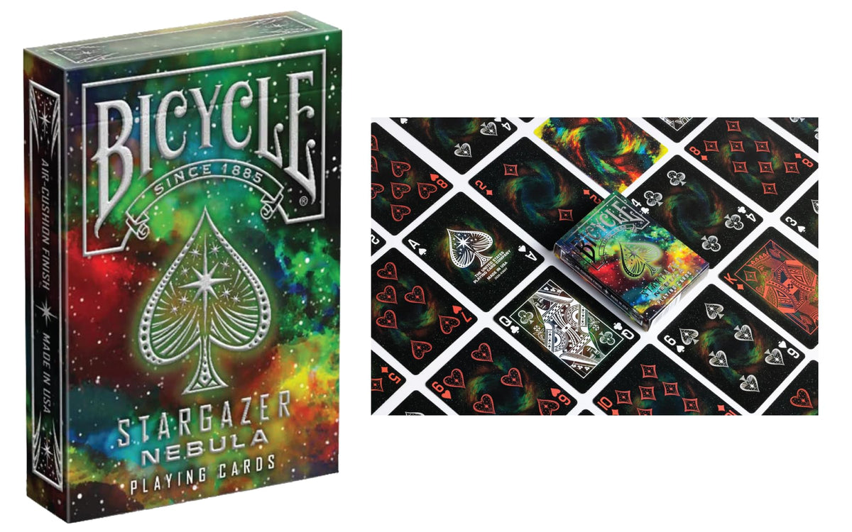 Straight Poker Supplies Bicycle Stargazer 201 deck designed for advanced cardists