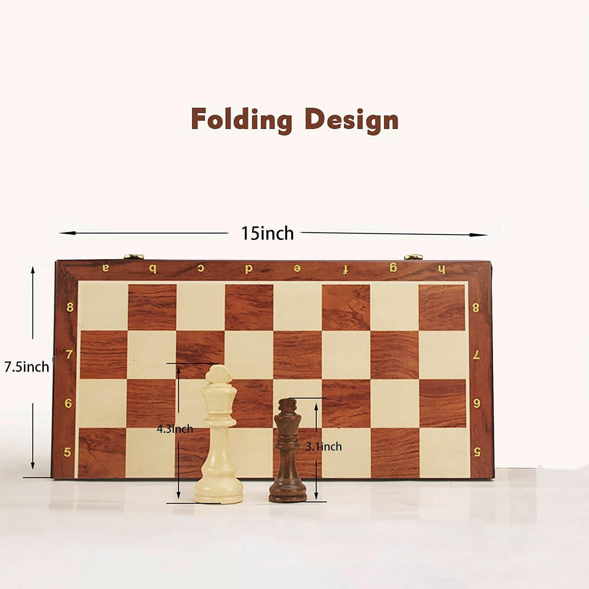 Strategyify decorative walnut set enhances home or office décor when displayed open