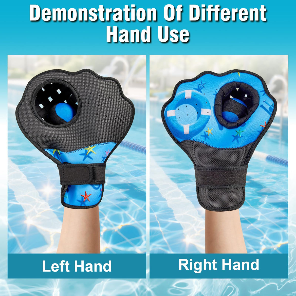 Strdfeve gloves showing ambidextrous design for easy switching