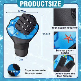 Strdfeve gloves close-up highlighting quick-drying neoprene and non-slip grip
