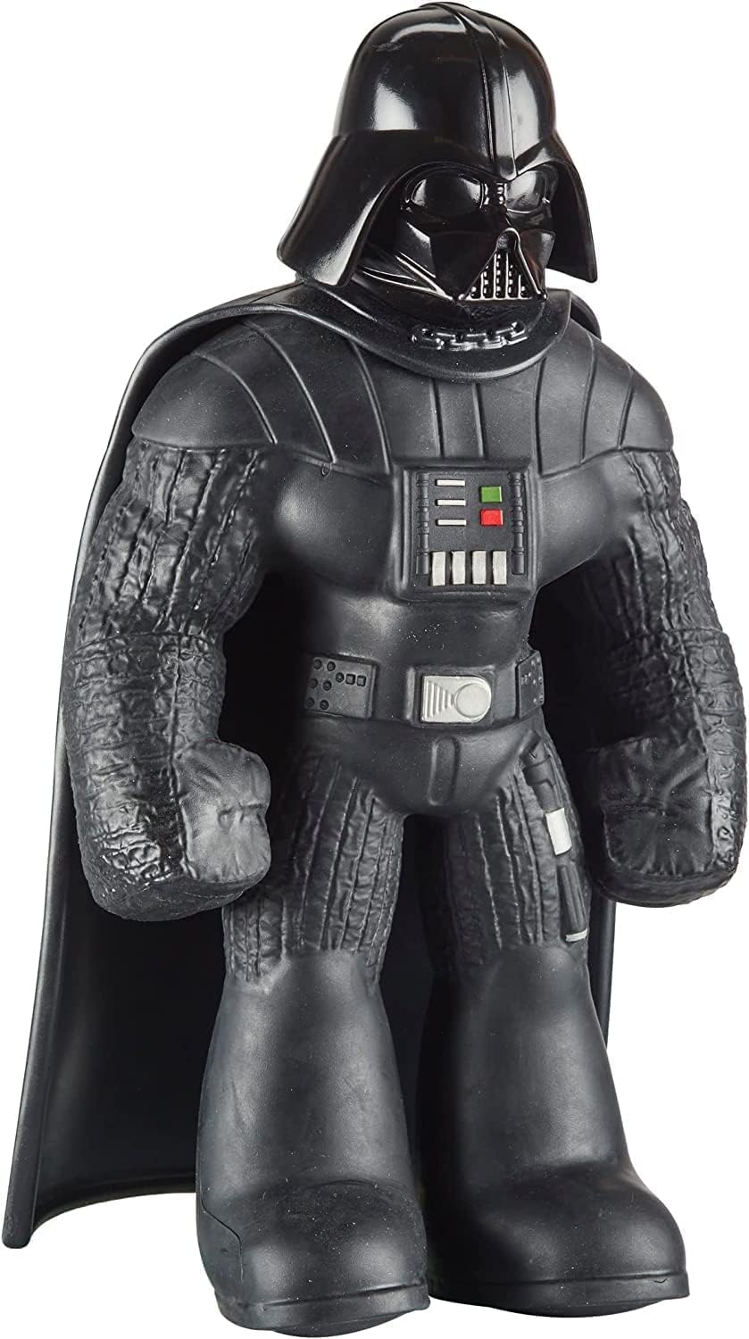 STRETCH ARMSTRONG Darth Vader knots and twists showcase flexible fun.