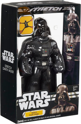 STRETCH ARMSTRONG Darth Vader slowly returns to size after each stretch.