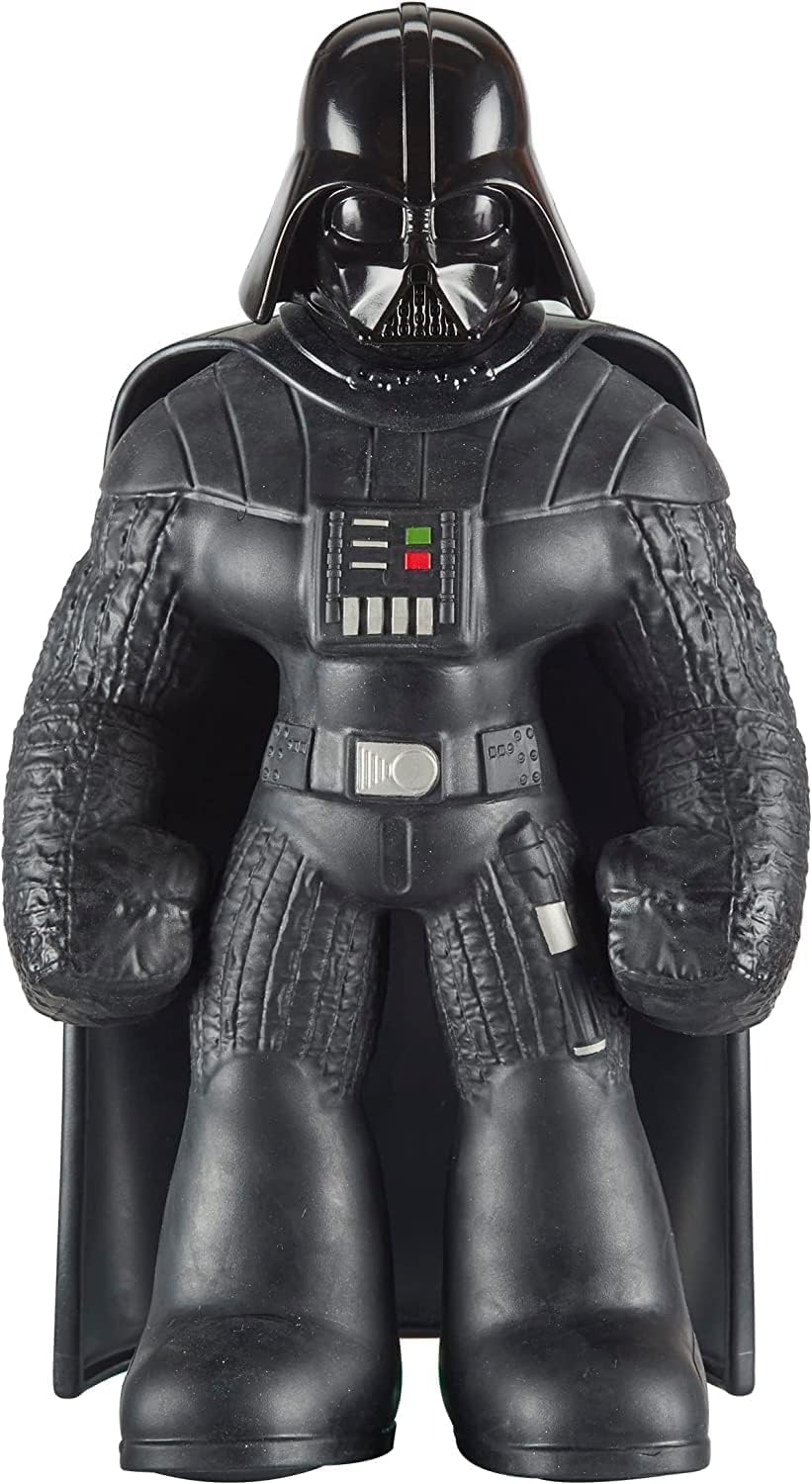 STRETCH ARMSTRONG Darth Vader in a dynamic stretch pose for creative play.