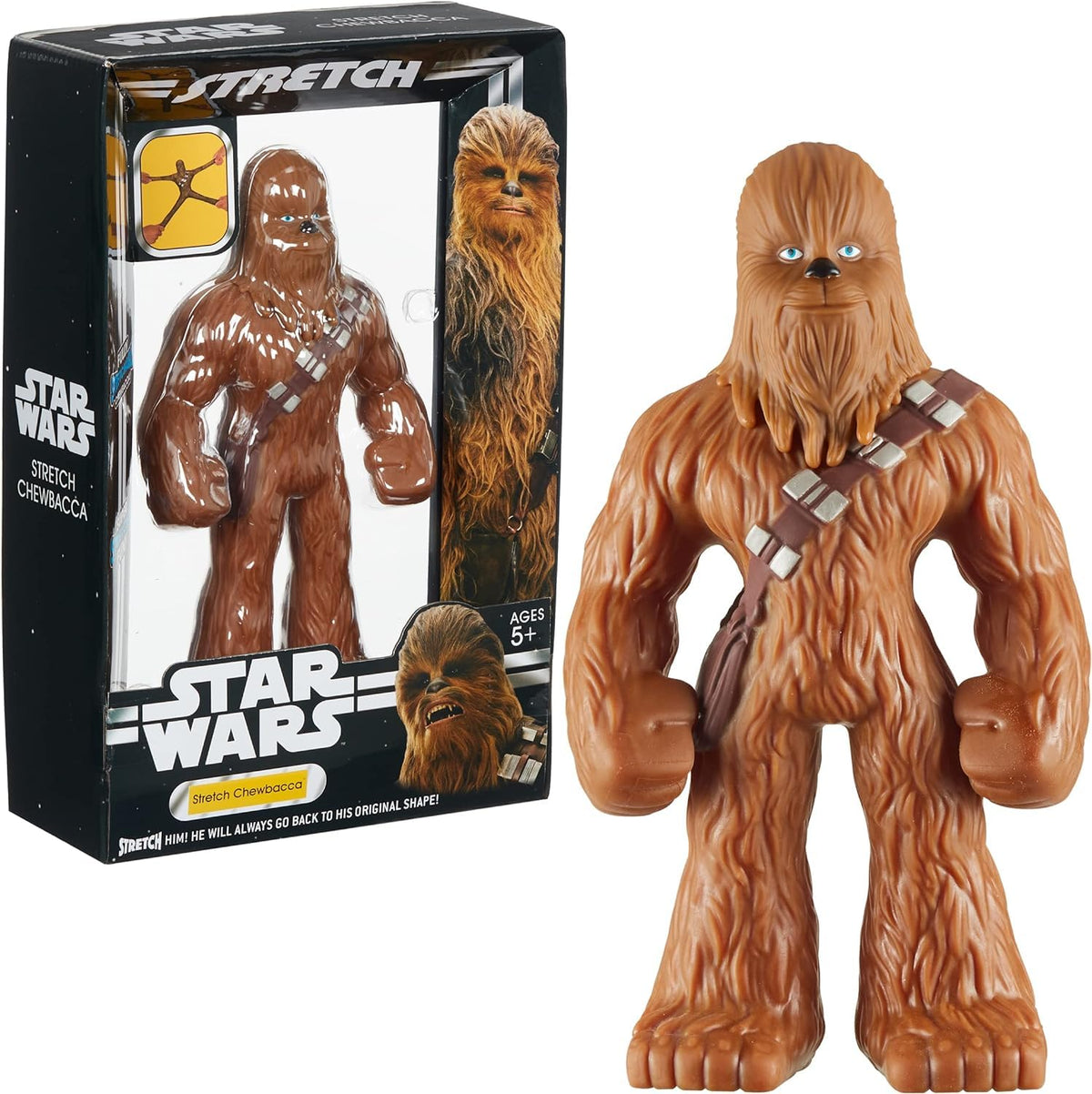 STRETCH ARMSTRONG stretchable Chewbacca figure for imaginative play and display.