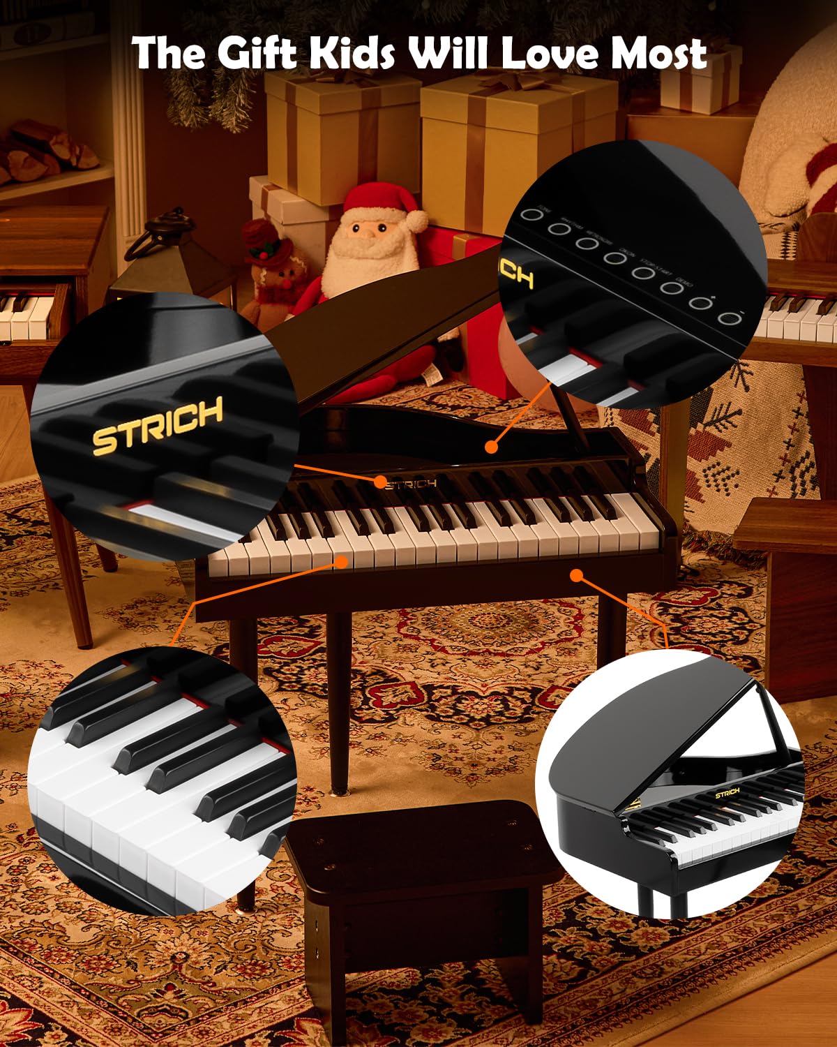 STRICH SEK-60 ready for family play sessions and lessons.