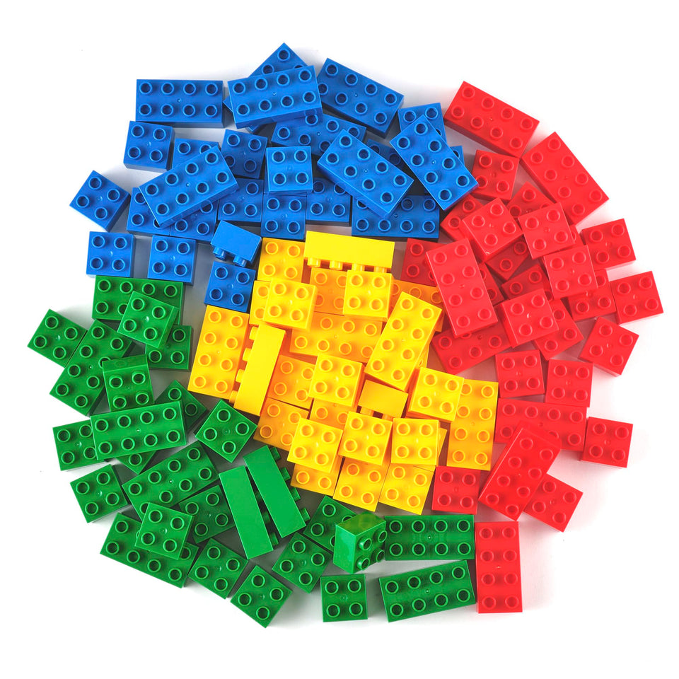 Strictly Briks building blocks compatible with LEGO Duplo for 108-piece play