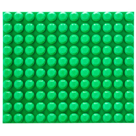 Strictly Briks mega green baseplate—durable, compatible surface for creative building.
