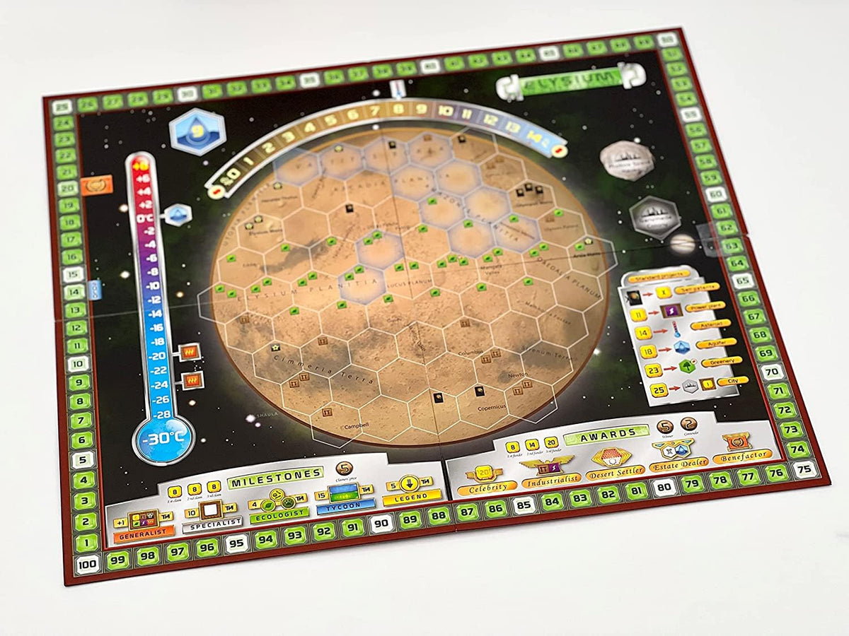Milestones and awards tokens from Stronghold Games expansion