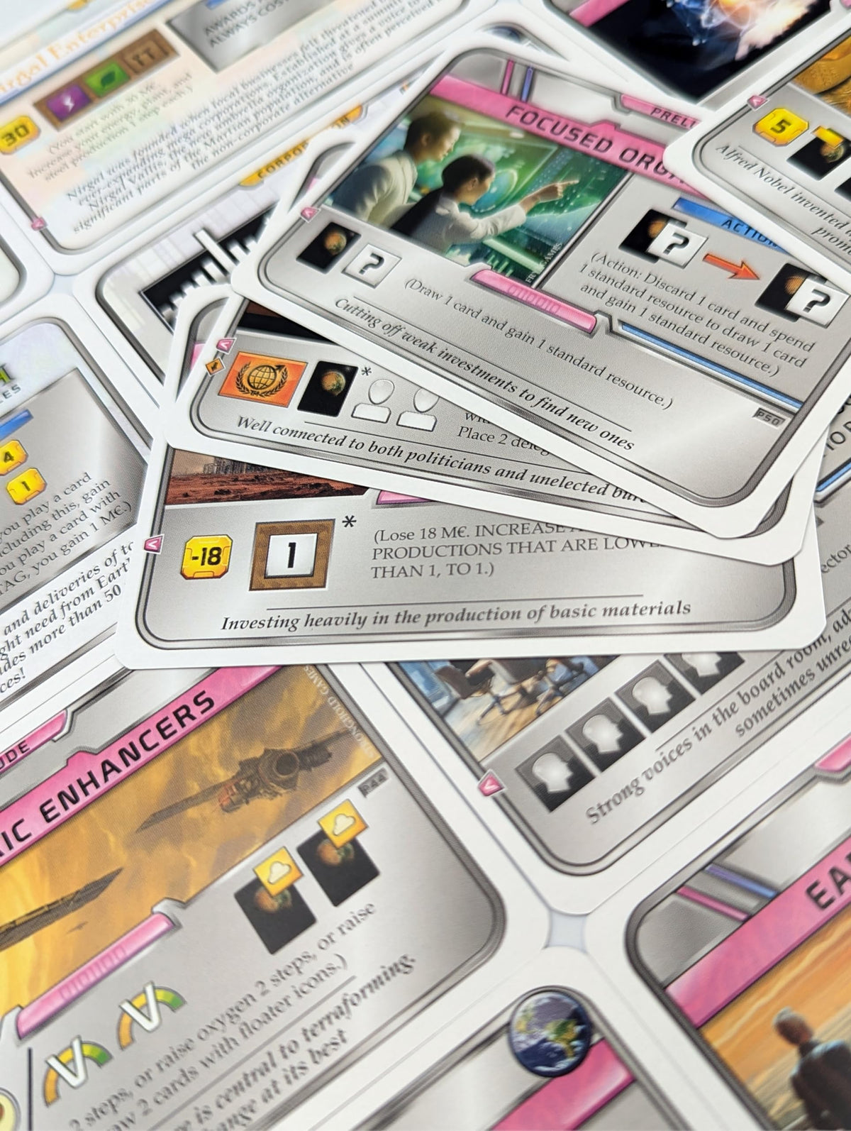 Stronghold Games Terraforming Mars Prelude 2 starting conditions offer varied openings for players.