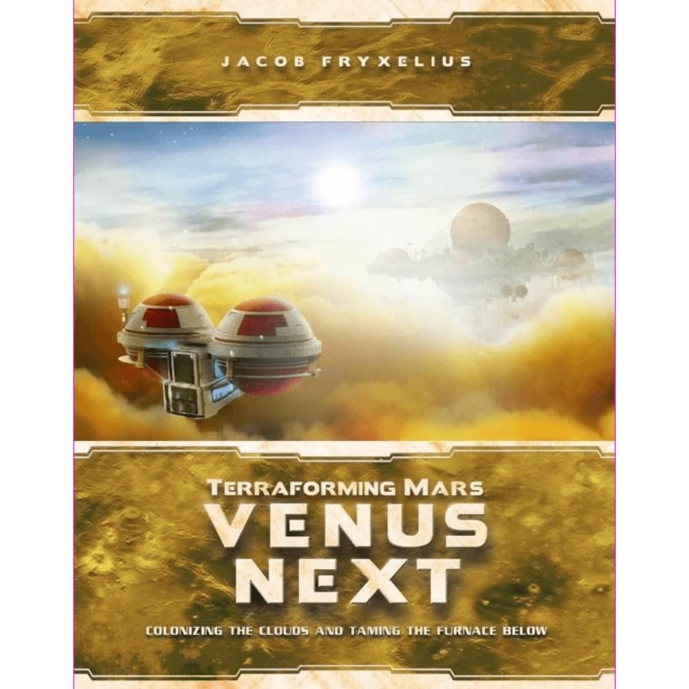 Stronghold Games Venus Next expansion card and board overview boosts strategic depth and replayability.