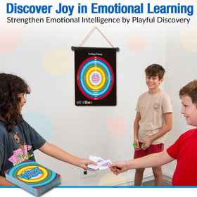 StrongSuit Vibes kids engaging in Feelings Frenzy activity promoting emotion recognition