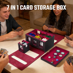 STTRBOX Commander Deck Box handle enables easy transport and carrying