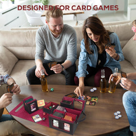 STTRBOX compact dimensions fit on shelves while storing multiple decks.