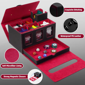 STTRBOX exterior water-resistant finish protects cards on the go