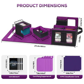 STTRBOX faux-leather waterproof exterior shields cards during transport