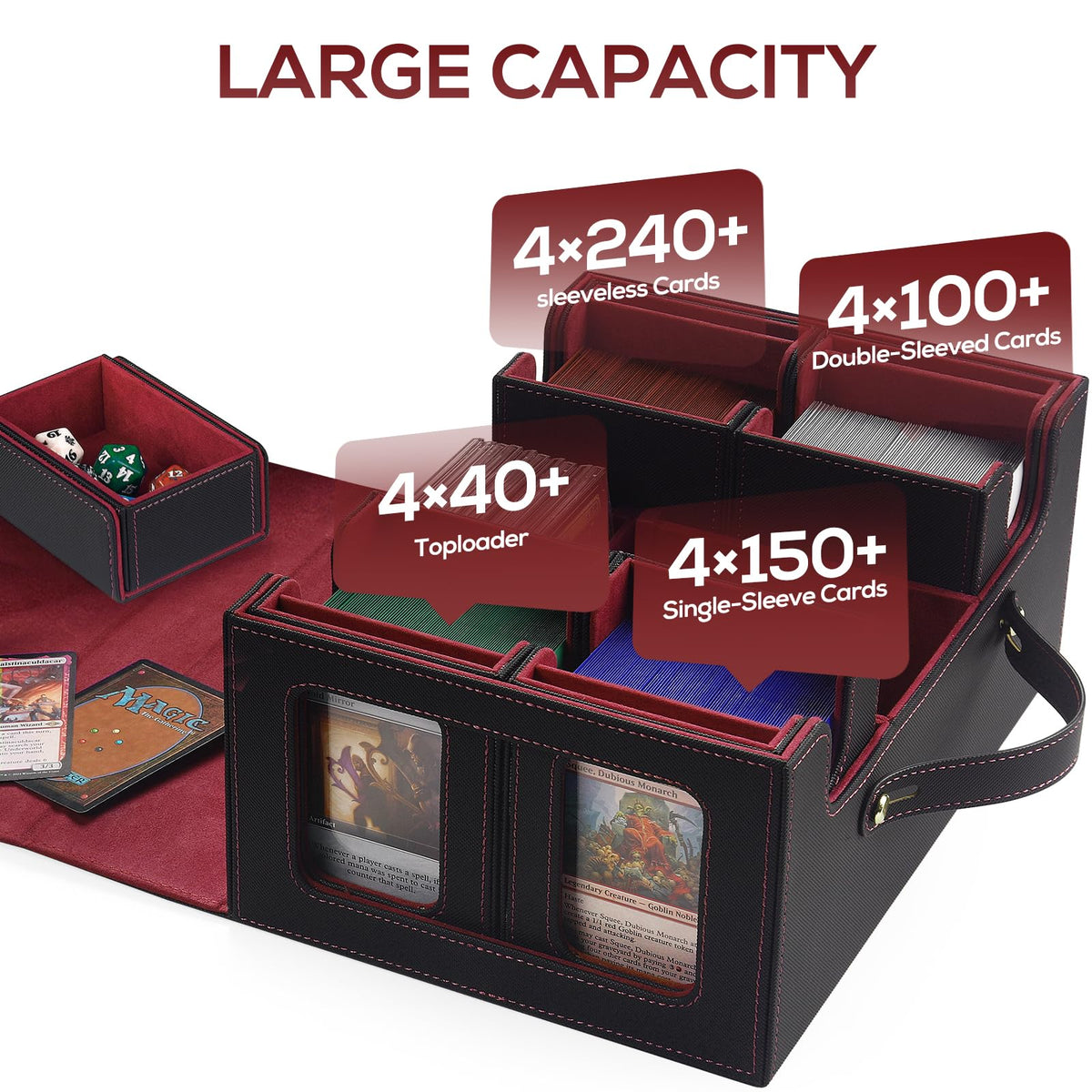 STTRBOX removable commander boxes with built-in supports for upright stability.