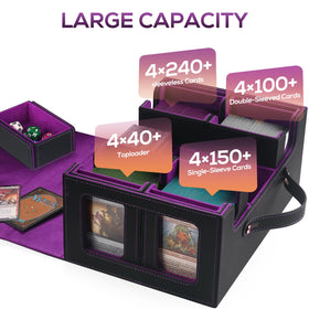 STTRBOX removable deck box set makes reorganizing multiple decks effortless